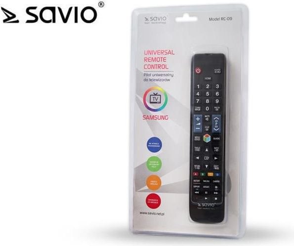 Savio Pilot RTV Pilot uniwersalny/zamiennik RC-09 do TV Samsung