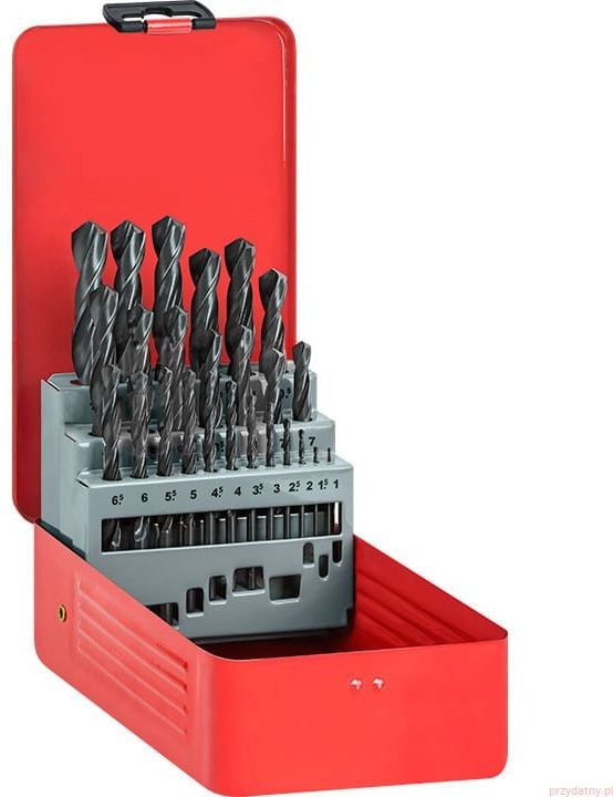 ARTPOL Zestaw wierteł do metalu HSS 1-13mm 25szt ART50275