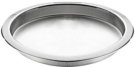 Esmeyer 307  009 taca ze stali nierdzewnej Venga, okrągła, średnica 35 cm, wysokość 3 cm, powierzchnia matowa, krawędź polerowane na wysoki połysk. 307-009