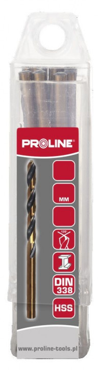 Proline Wiertło do metalu hss din338 szlif.kr. 7.5mm szt.1 79075