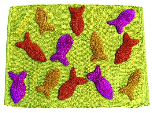 MSV 140507 dywan, bawełna, motywem ryby, 70 x 50 x 0,1 cm 140507