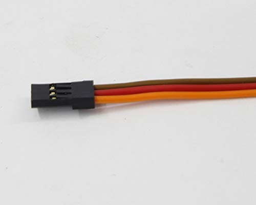 Jamara 98903 Servo Lead JR, 0,34-0,28 m, płaski, 1,10, wielokolorowy Jamara_98903