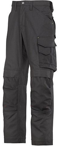 Snickers Workwear spodnie robocze z tkaniny Canvas+, czarny 33140404046