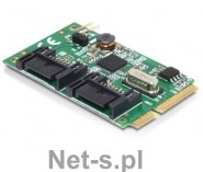 Delock MiniPCIe I/O PCIe 2xSATA 6Gb/s (95233)