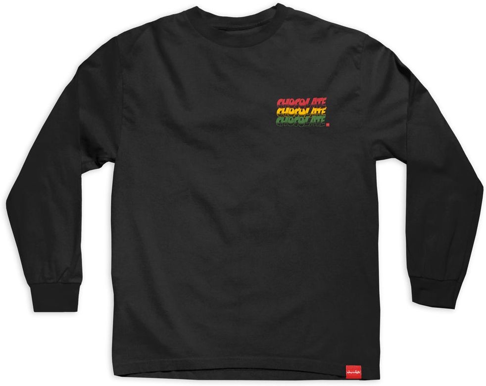Chocolate t-shirt SOUND SYSTEM COMFORT LS Black