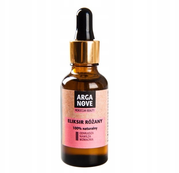 Arganove Eliksir różany z różą damasceńską 30ml