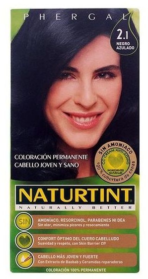 Naturtint Farba bez Amoniaku Naturtint Naturtint Czarno-niebieskawy