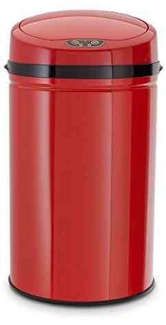 ECHTWERK Echtwerk EW-AE-0210 kosz na śmieci ze stali szlachetnej, z czujnikiem na podczerwień, pojemność 30 l, czerwony, 30 l EW-AE-0290