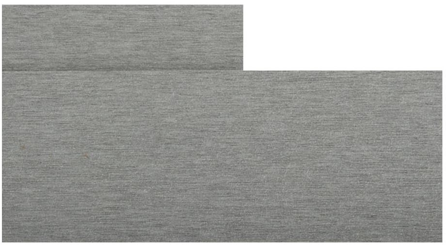 Biuro Styl Obrzeże do blatu 28 mm aluminium jasne 040L 2 szt.