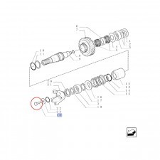 NEW HOLLAND CASE ŚRUBA 9968308 9968308