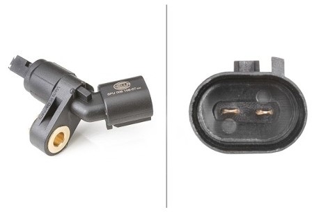 HELLA Czujnik ABS prawy przedni 6PU 009 106-071