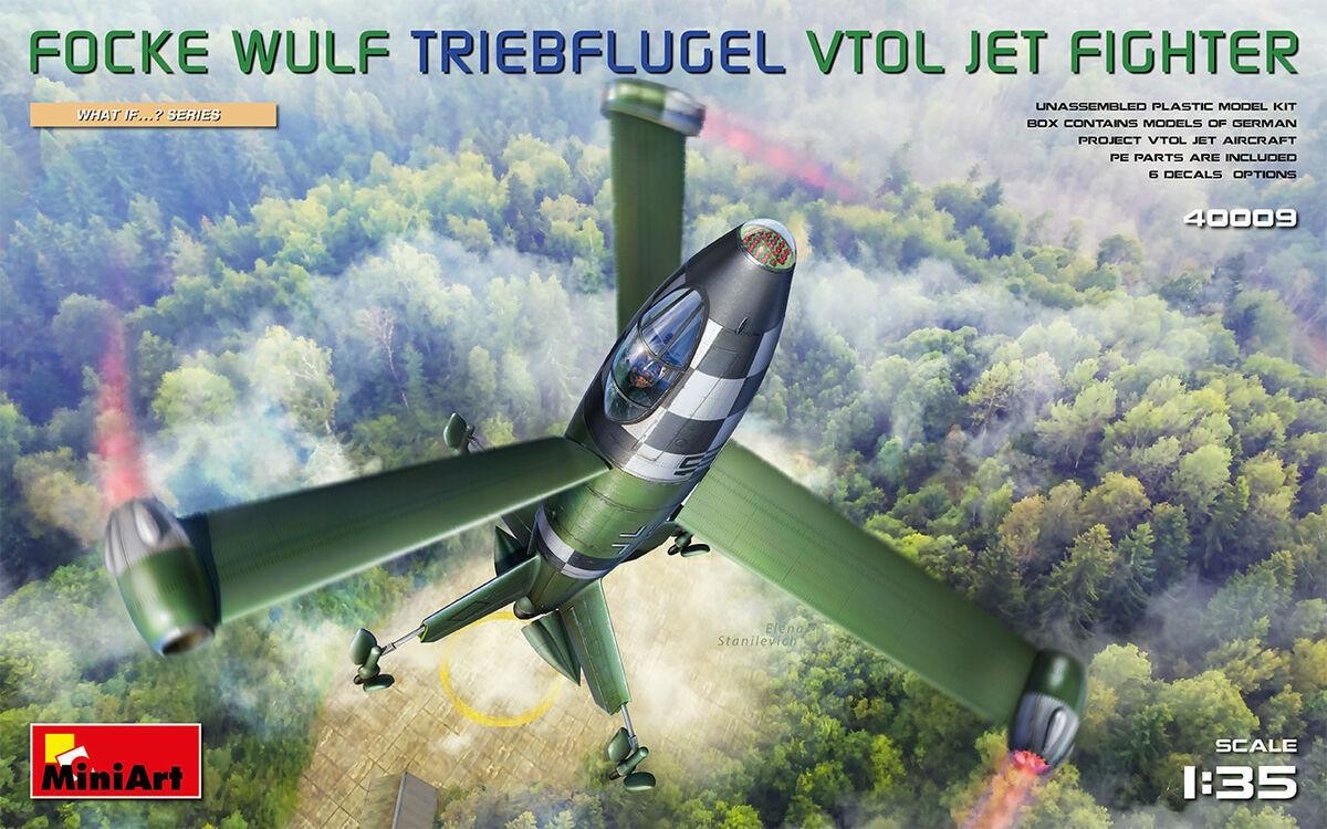 Фото - Збірна модель Niemiecki myśliwiec Focke-Wulf FW Triebflugel VTOL 40009