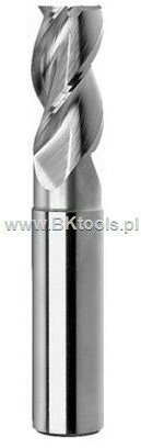 FENES Frez 3-ostrzowy krótki 4 mm DIN 844-A K-M-W HSS