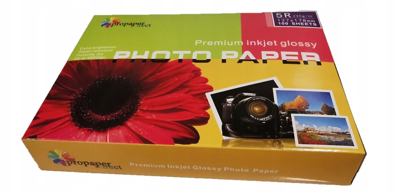 . Papier Fotograficzny Błyszczący 13x18 230g 100szt