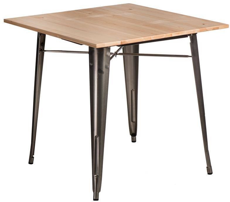 D2.Design DESIGN Stół Paris Wood metal sosna naturalna FER-72978-0
