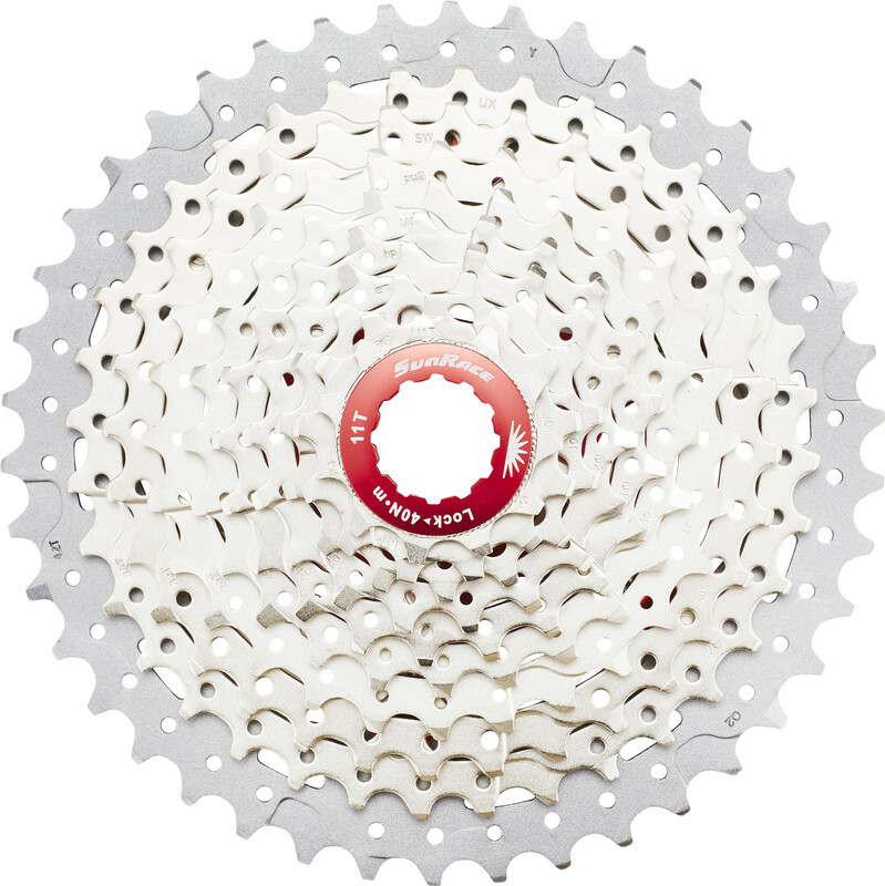 SunRace CSMX3 Kaseta rowerowa 10-rzędowy, metallic 11-42T 2021 Kasety 235992
