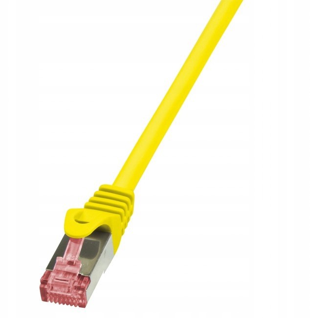 Zdjęcia - Kabel krosowy LogiLink S/FTP Cat.6 0.5 m Żółty 0.5 Patchcord 