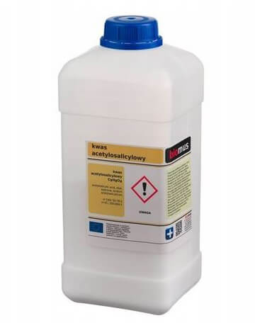 Kwas acetylosalicylowy aspiryna C9H8O4 1kg BIOMUS