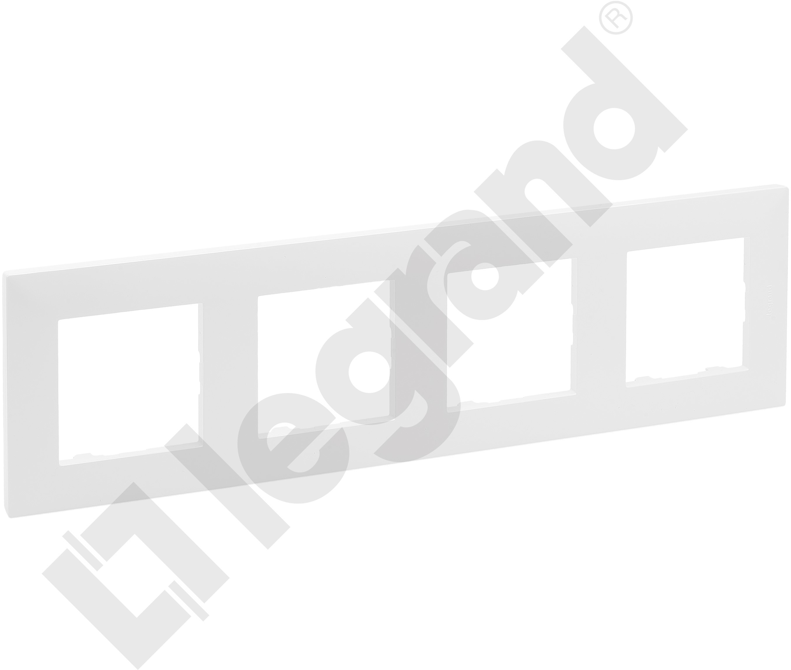 Legrand Ramka poczwórna Niloe Step 863194 86 x 299 mm biała