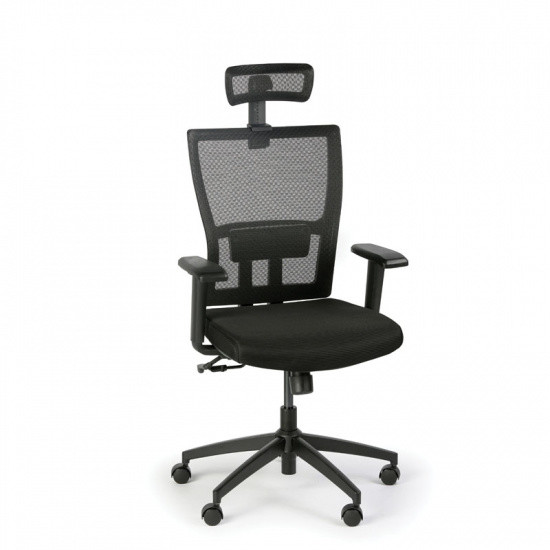 B2B Partner Krzesło biurowe AM, czarne 459088