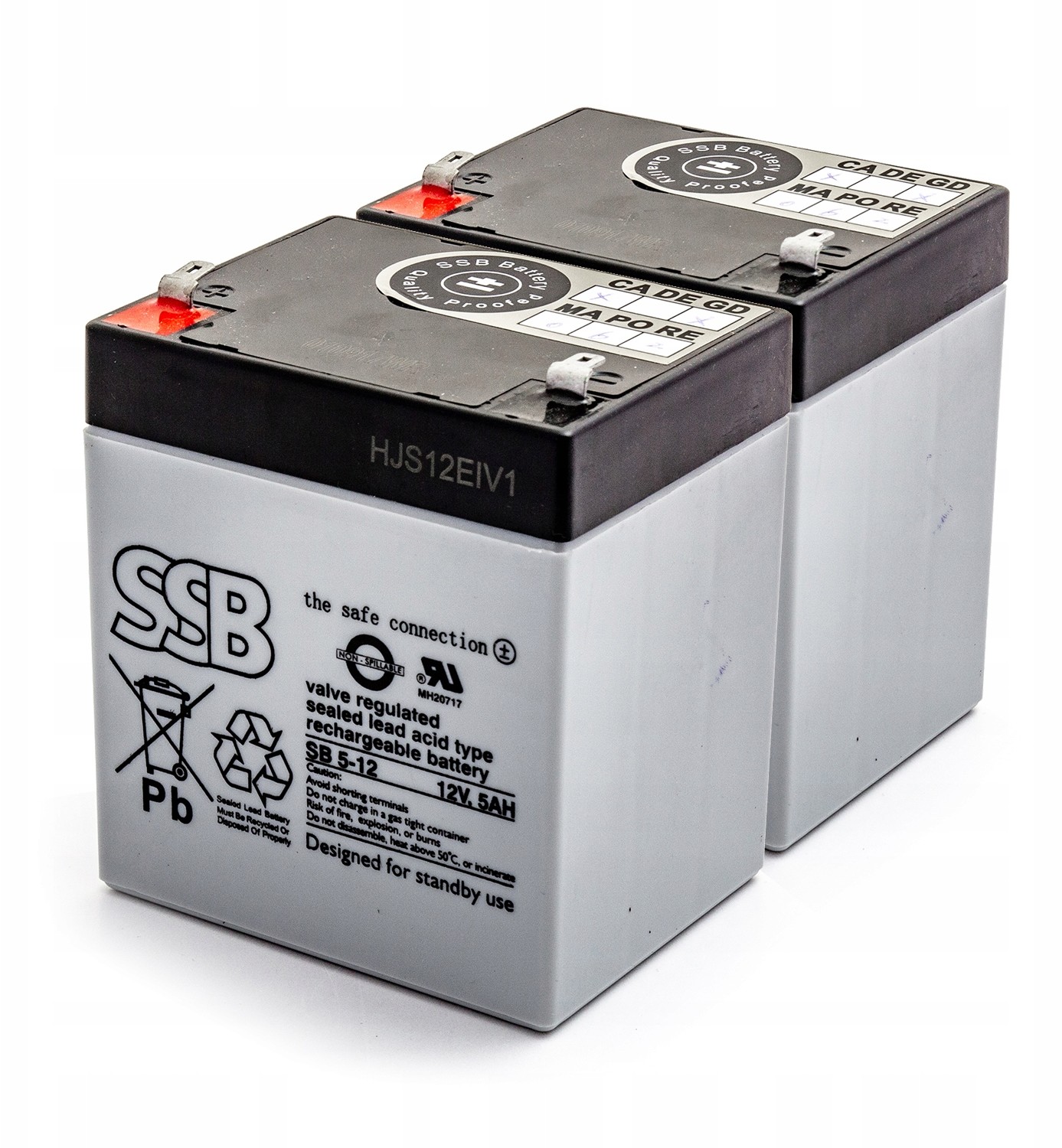 SSB Zestaw naprawczy do RBC20J 2x 12V 5Ah