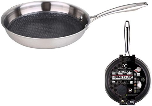 Bergner Indukcja Patelnia ze stali nierdzewnej z 3-krotnie powłoka nieprzywierająca (28 cm, patelnia, aluminium, wysokość 5 cm) BGIC-3552