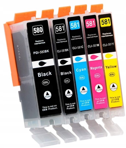 Tusze Do Drukarki Canon PGI580 CLI581 TS9550 9551C