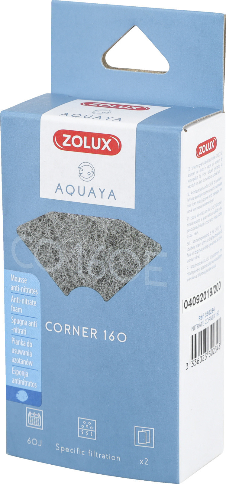 Zolux AQUAYA Wkład Nitrate Corner 160 330234