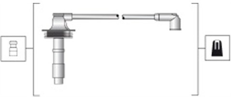 MAGNETI MARELLI Zestaw przewodów zapłonowych MAGNETI MARELLI 941318111279