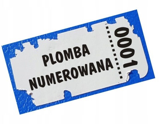 M-0017 - 40x12mm Plomby Białe Łamliwe Kruszące