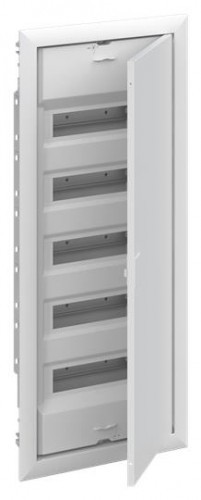 ABB Obudowa podtynkowa 60 modułowa 5-rzędów po 12 modułów drzwi metalowe białe IP30 UK660E3 2CPX077844R9999 UK660E3