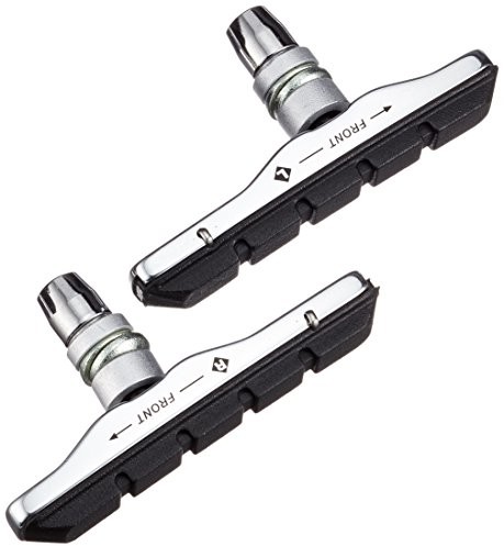 V-BRAKE XLC klocków hamulcowych cartridge BS-V02 zestaw -częściowy 72 MM, czarny/srebrny, 2500383500 2500383500_schwarz/silber