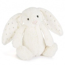 Jellycat PRZYTULANKA KRÓLICZEK TWINKLE BIAŁY Z GWIAZDKAMI 29CM BAS3TW BAS3TW