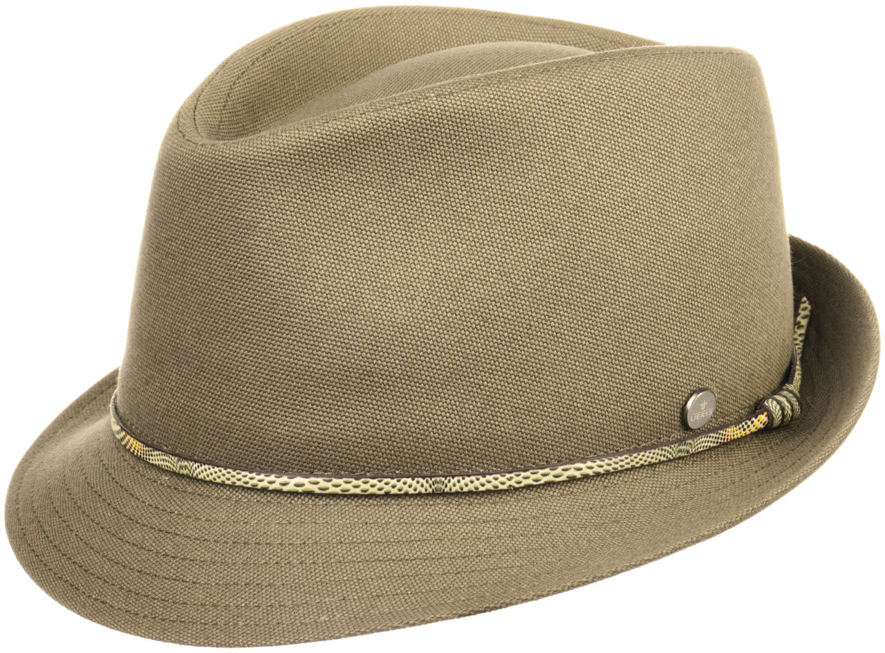 Kapelusz Bawelniany Lanora Trilby by Lierys, szarobrązowy, L (58-59 cm)