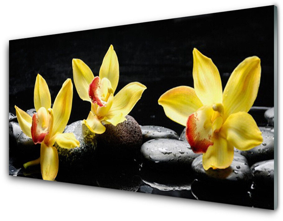 Tulup.pl Panel Szklany Kwiat Orchidea Roślina 140x70cm