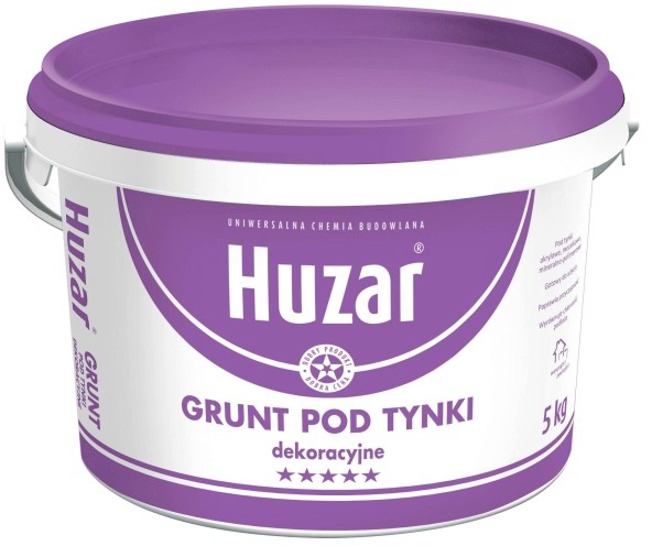 Grunt pod tynki dekoracyjne Huzar 5 kg P-HU-GR-705-05WI