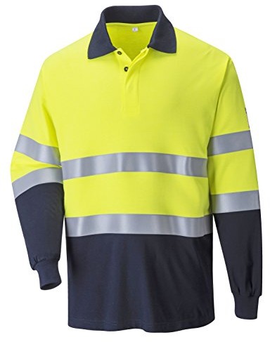Portwest portwest fr74  odporny na działanie ognia antistatisches Two Tone Polo robocza koszula, xxxl FR74YNRXXXL