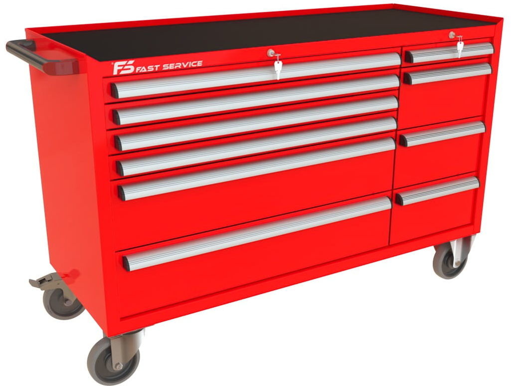 Fastservice Wózek warsztatowy MEGA z 10 szufladami PM-217-18 PM-217-18
