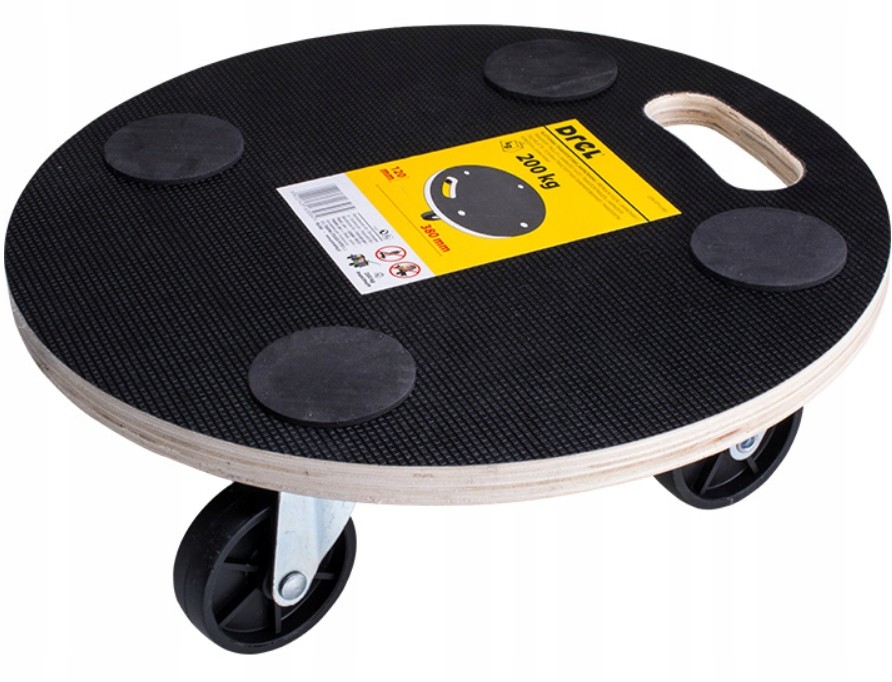 Wózek Transportowy Do Mebli 200KG Platforma Okrągł