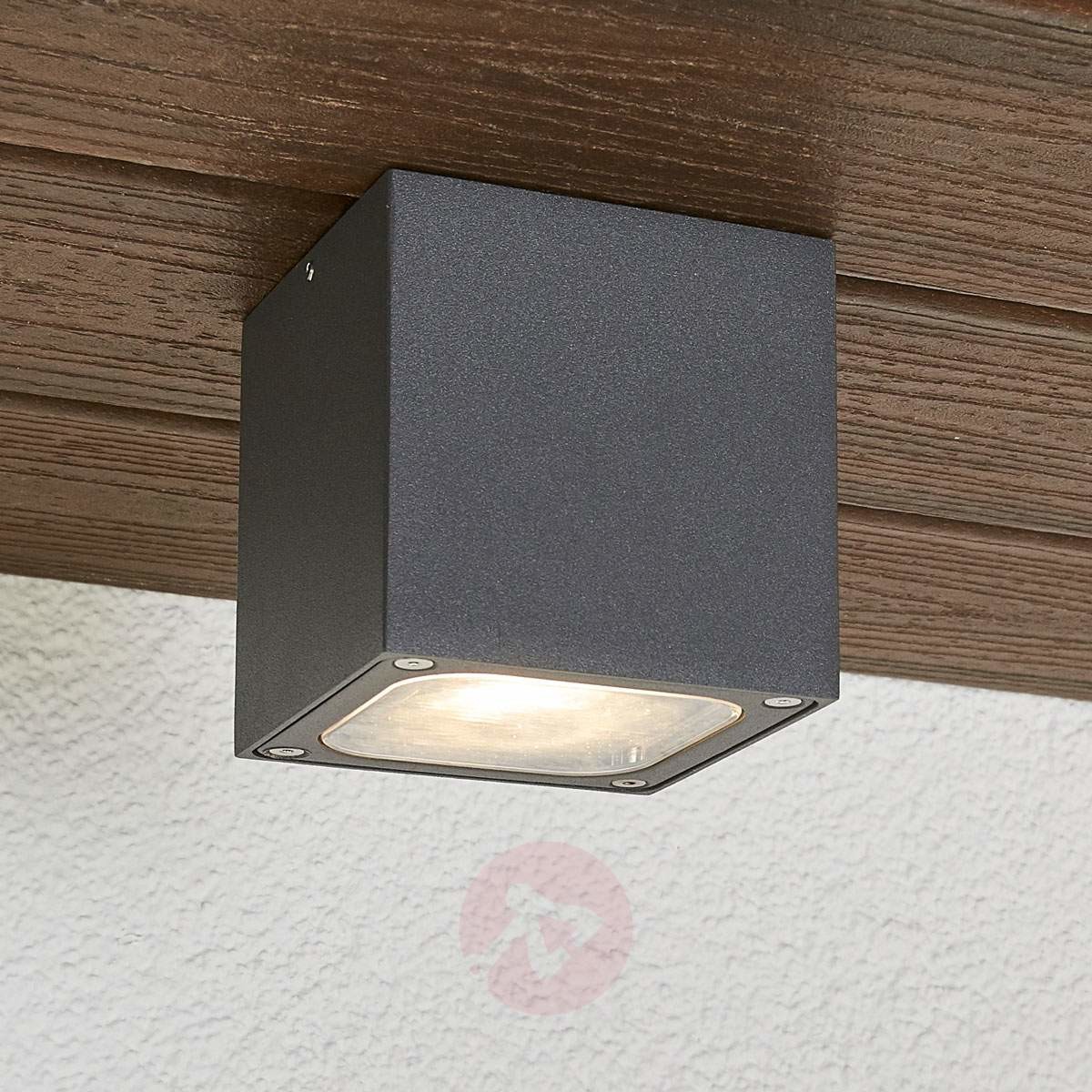 Lampenwelt.com Lampa sufitowa zewnętrzna LED Tanea, IP54