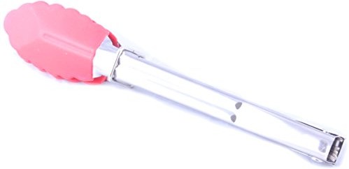 Lacor 64433 szczypce, silikon, czerwony, 18 x 3 x 2 cm 64433