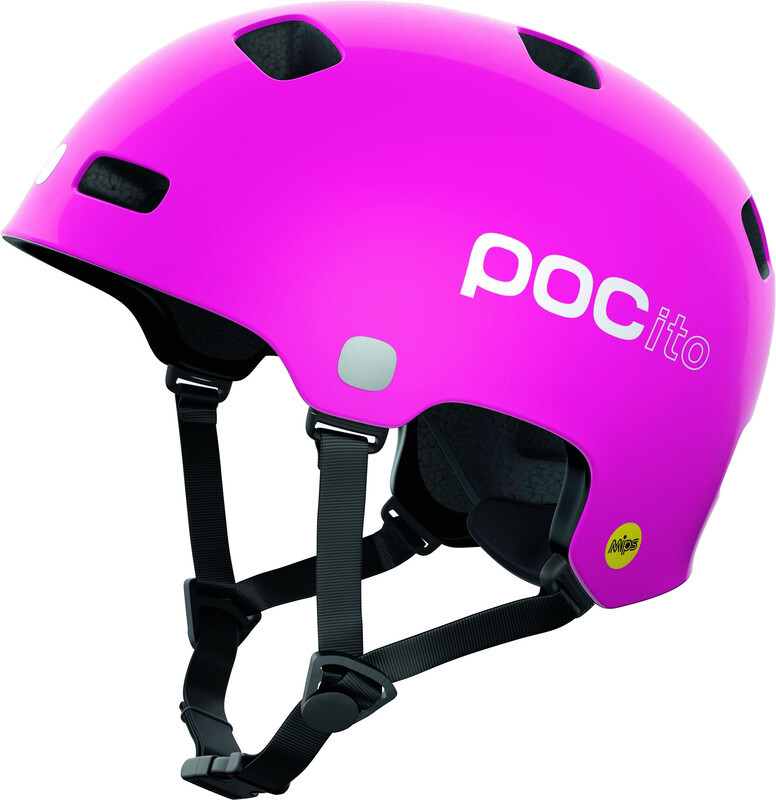 POC POCito Crane MIPS Helmet Kids, fluorescent pink 55-58cm 2021 Kaski dla dzieci PC105701712MLG1