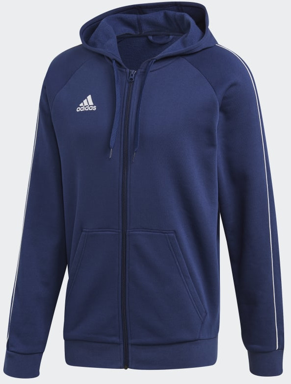 Adidas Bluza męska Core 18 FZ Hoody granat FT8069