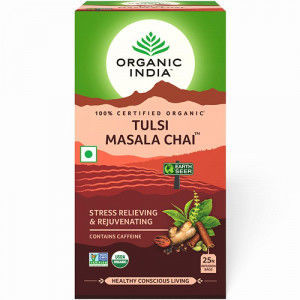 Organic India Herbata Tulsi Masala (25 torebek) - rozgrzewająca