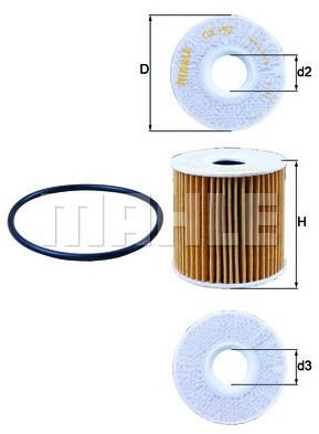 Knecht Filtr oleju OX 192D