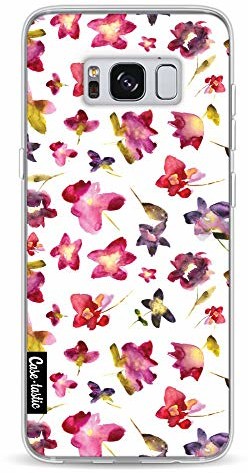 Samsung Casetastic Etui na telefon Galaxy S6/S8, cienkie etui z tworzywa TPU. Amortyzujące uderzenia i odporne na zarysowania etui do Galaxy S6/S8 - Floral - CASETASTIC 56854