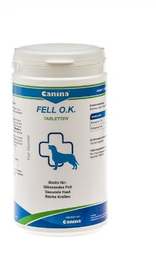 Canina canina sierści O.K. tabletki, 1er Pack (1 X 1 kg)
