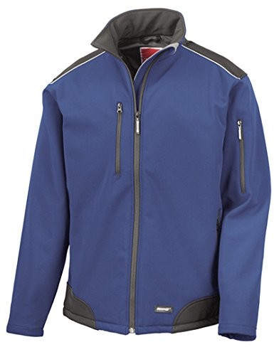Royal Result ripstop Softshell Work Jacket, Black, L R124A