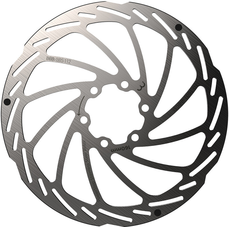 BBB PowerStop BBS-112 Disc Brake Rotor 6-Bolt, srebrny 160mm 2022 Tarcze hamulcowe 2905741201