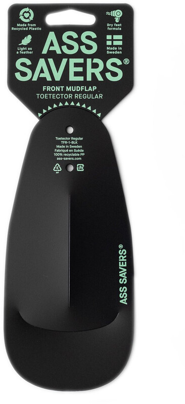 Ass Savers TFR-1 Toetector Błotnik dla przedniego koła, black 2021 Błotniki zdejmowane TFR-1-BLK-AS
